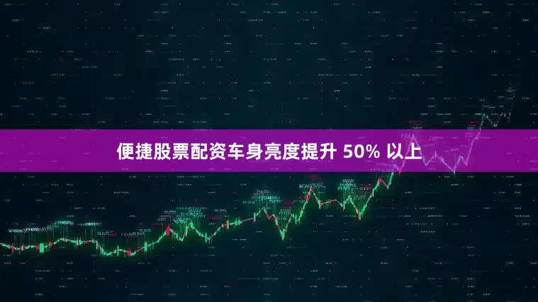 便捷股票配资车身亮度提升 50% 以上